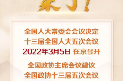 2022年两会开始时间和结束时间,从开幕到闭幕的精彩回顾
